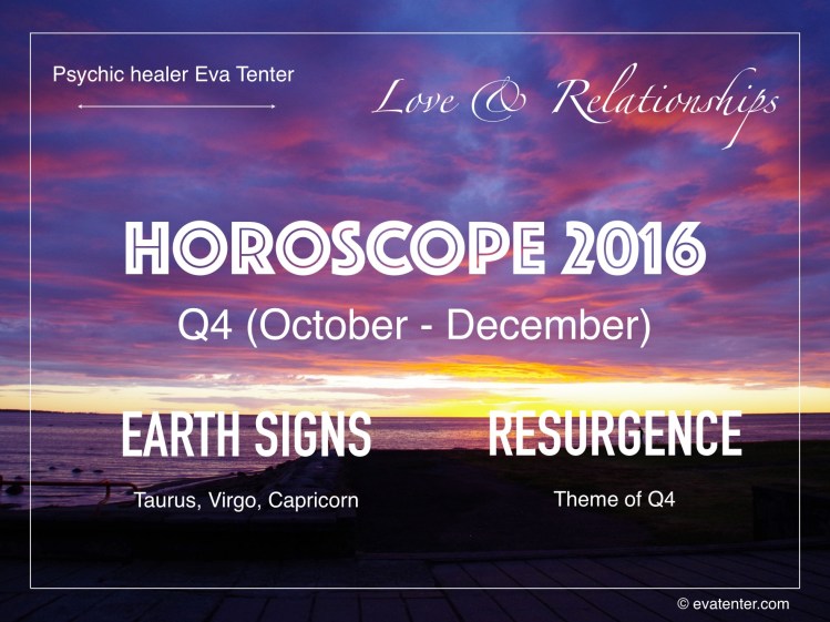 love relationship horoscope q4 2016 earth signs