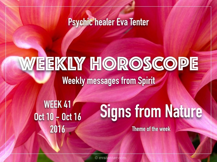 Weekly horoscope week 41 2016