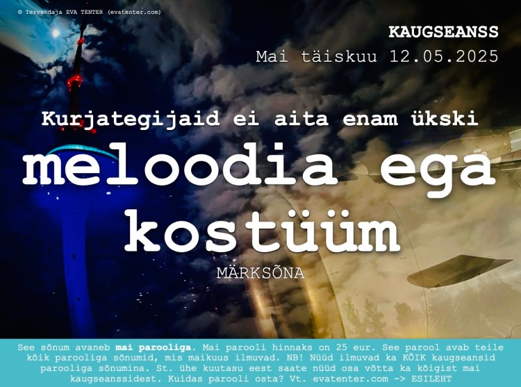 mai täiskuu 12.05.2025