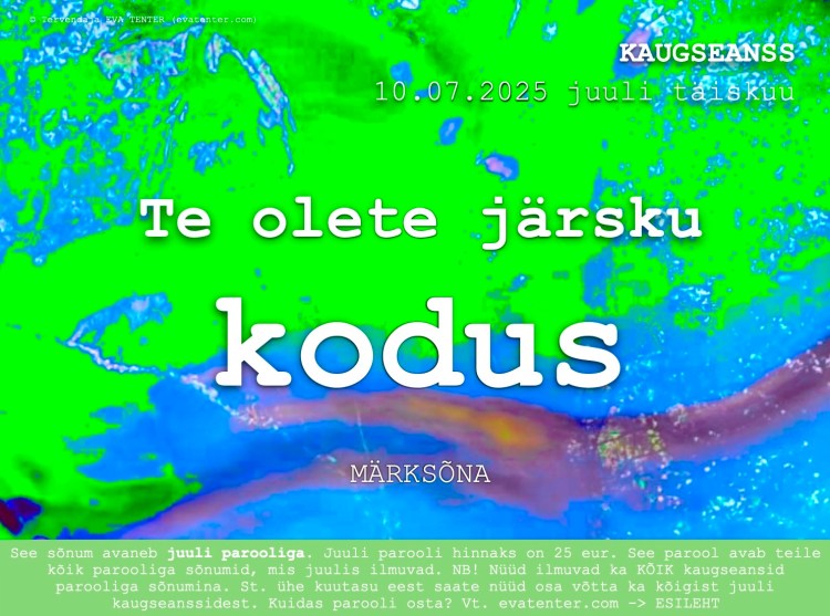 juuli täiskuu 10.07.2025