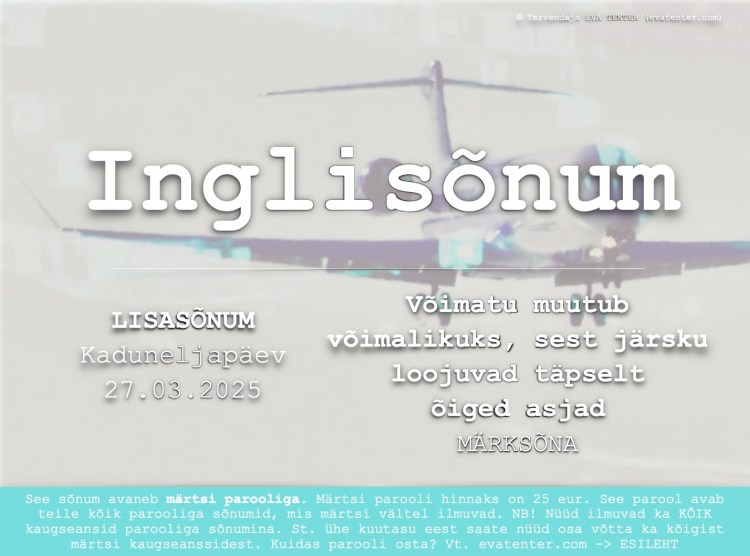 kaduneljapäev märts 2025