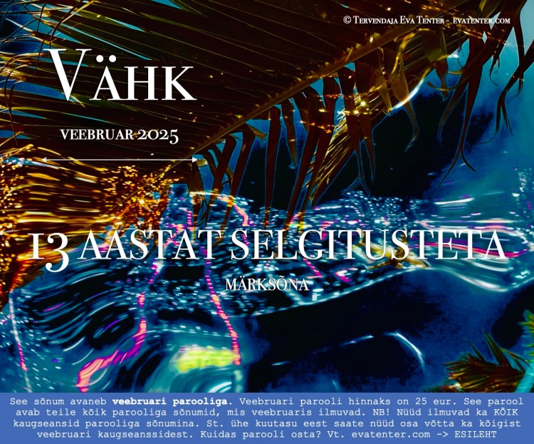 horoskoop vähk veebruar 2025